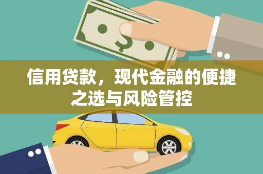 江永信用贷款，现代金融的便捷之选与风险管控