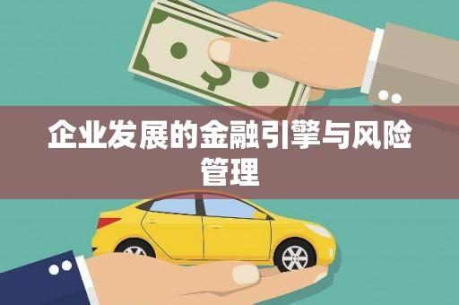 江永企业发展的金融引擎与风险管理