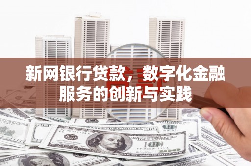江永新网银行贷款，数字化金融服务的创新与实践