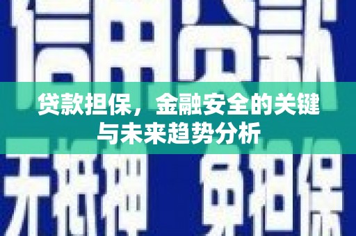江永贷款担保，金融安全的关键与未来趋势分析
