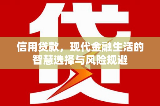 江永信用贷款，现代金融生活的智慧选择与风险规避