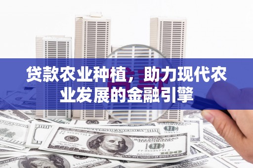 江永贷款农业种植，助力现代农业发展的金融引擎