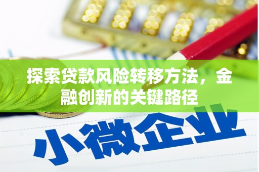 江永探索贷款风险转移方法，金融创新的关键路径