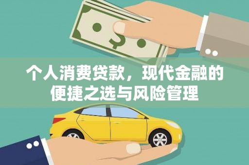 江永个人消费贷款，现代金融的便捷之选与风险管理