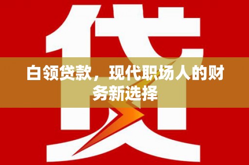江永白领贷款，现代职场人的财务新选择