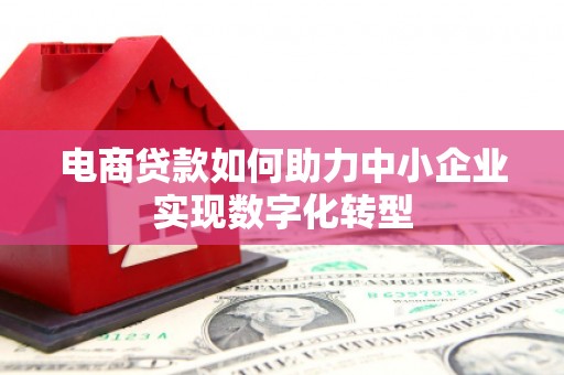 江永电商贷款如何助力中小企业实现数字化转型