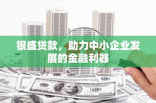 江永银盛贷款，助力中小企业发展的金融利器