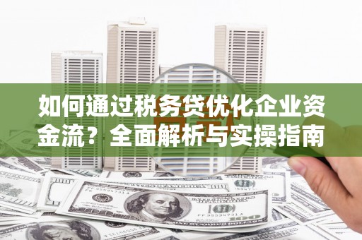 江永如何通过税务贷优化企业资金流？全面解析与实操指南