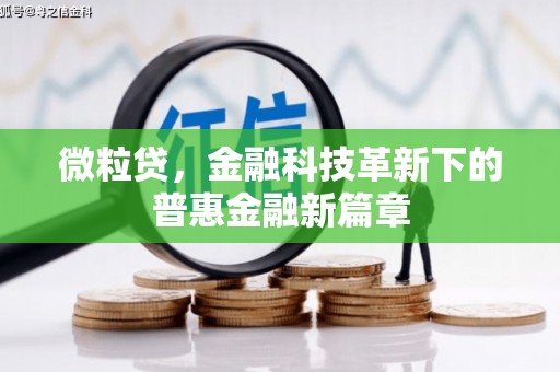 江永微粒贷，金融科技革新下的普惠金融新篇章