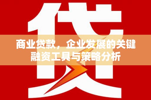 江永商业贷款，企业发展的关键融资工具与策略分析