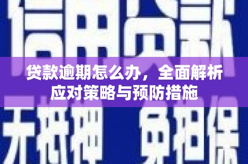 江永贷款逾期怎么办，全面解析应对策略与预防措施