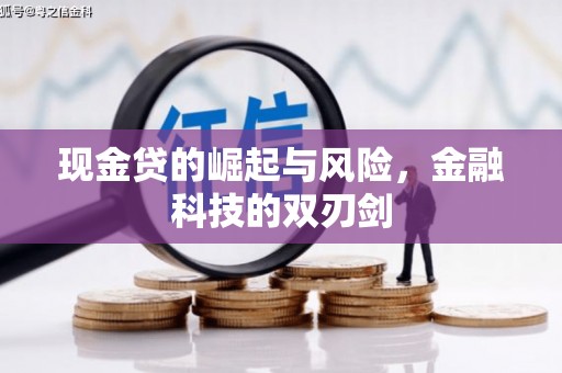 江永现金贷的崛起与风险，金融科技的双刃剑