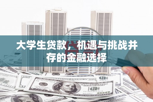 江永大学生贷款，机遇与挑战并存的金融选择