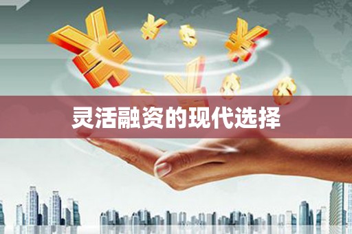 江永灵活融资的现代选择