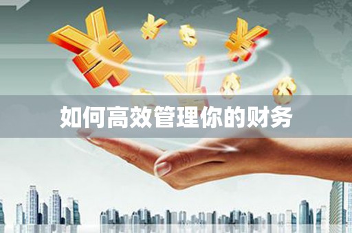 江永如何高效管理你的财务