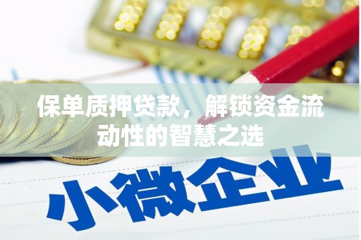 江永保单质押贷款，解锁资金流动性的智慧之选